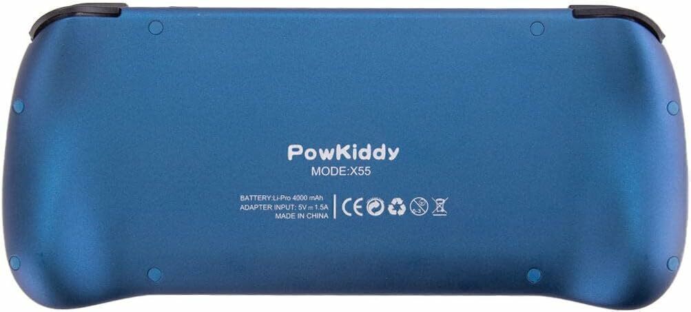 Consola Powkiddy X55 - integrada con 30000 juegos, pantalla IPS de 5.5 pulgadas, CPU RK3566, interfaz HDMI, batería de 4000 mAh, 16G + 256G