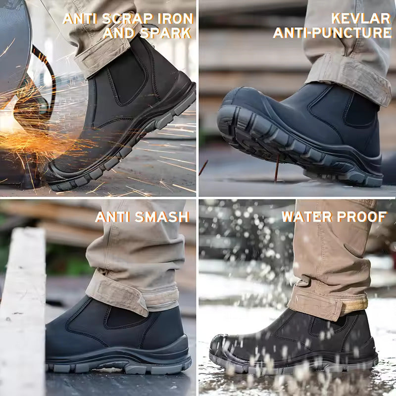 Botas de cuero para trabajo
