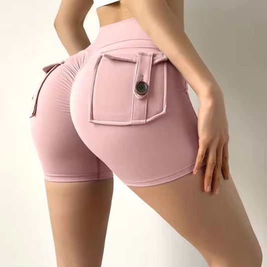 Legings short con bolsas