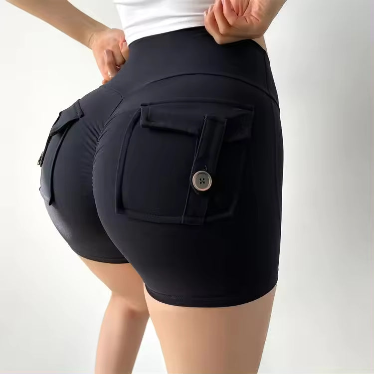 Legings short con bolsas