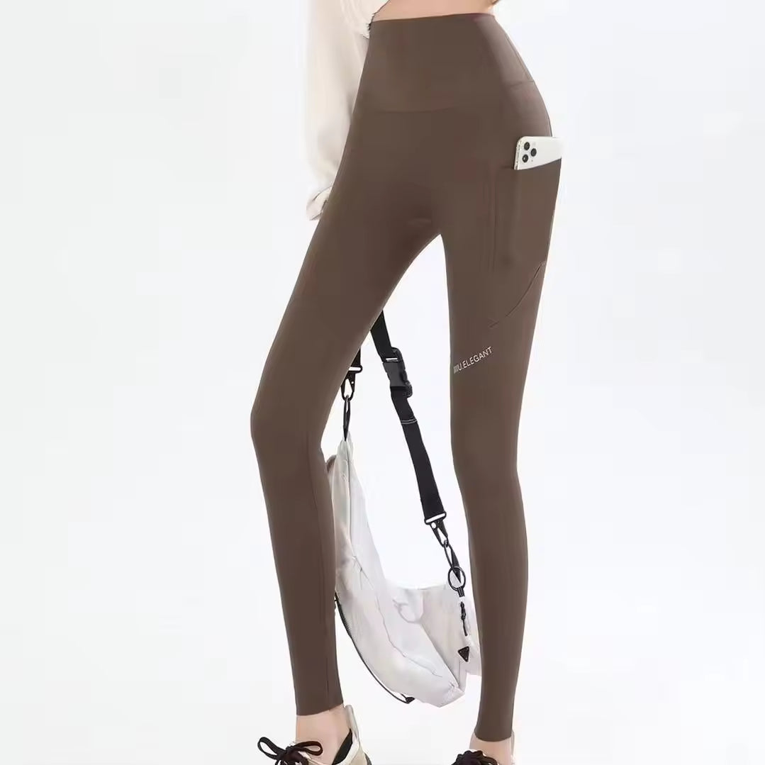 Leggigns deportivas largas con bolsas