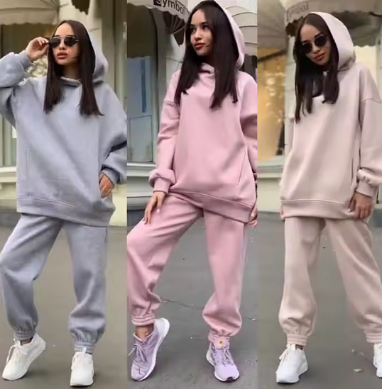 Conjunto buzo y suéter para mujer