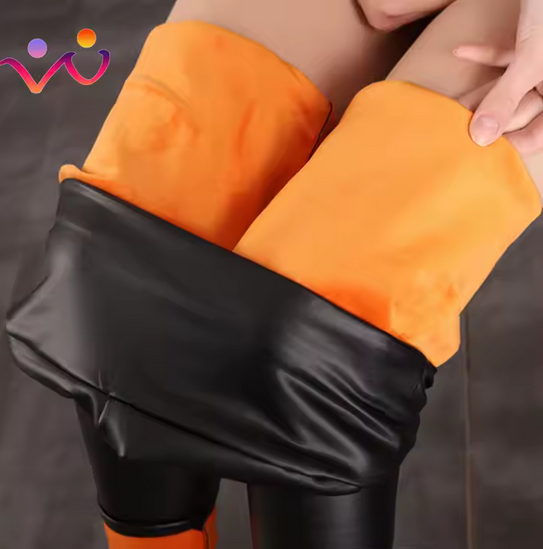 Leggins de cuerina térmica para mujer