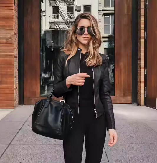 Jacket cuerina para mujer