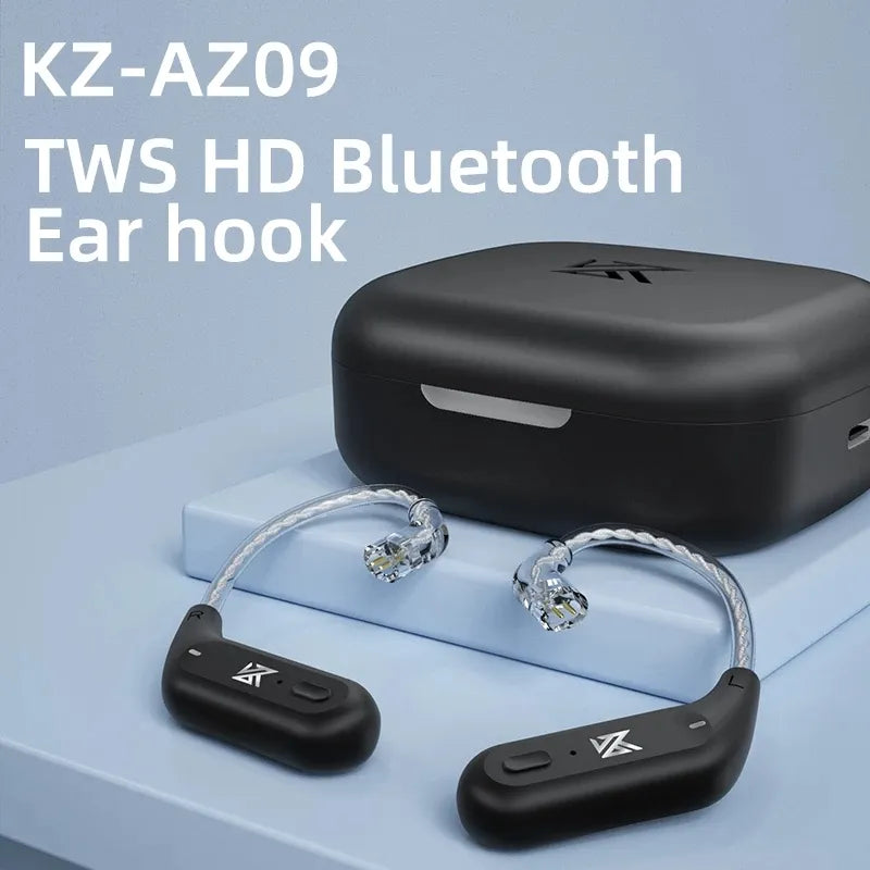 KZ AZ09 - Módulo Bluetooth 5.2 inalámbrico impermeable para oídos, cable Bluetooth de duración extra larga para KZ ZST/ZSTX/ZS10/AS06/AS10/BA10/ZSR/ES4 (pin B)