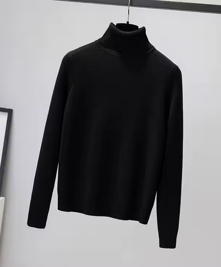 Blusa cuello alto térmica para mujer