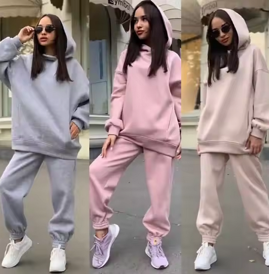 Conjunto buzo y suéter para mujer
