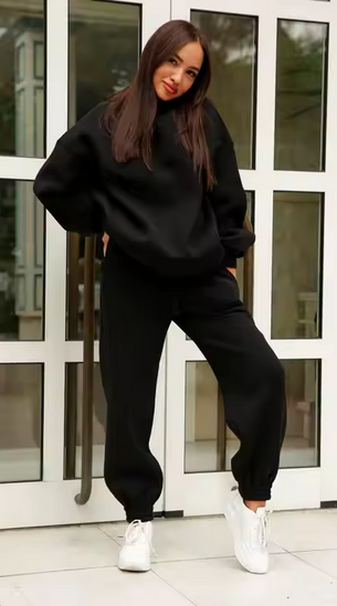 Conjunto buzo y suéter para mujer